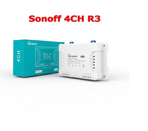 CÔNG TẮC WIFI 4 KÊNH SONOFF 4CH R2/4CH R3