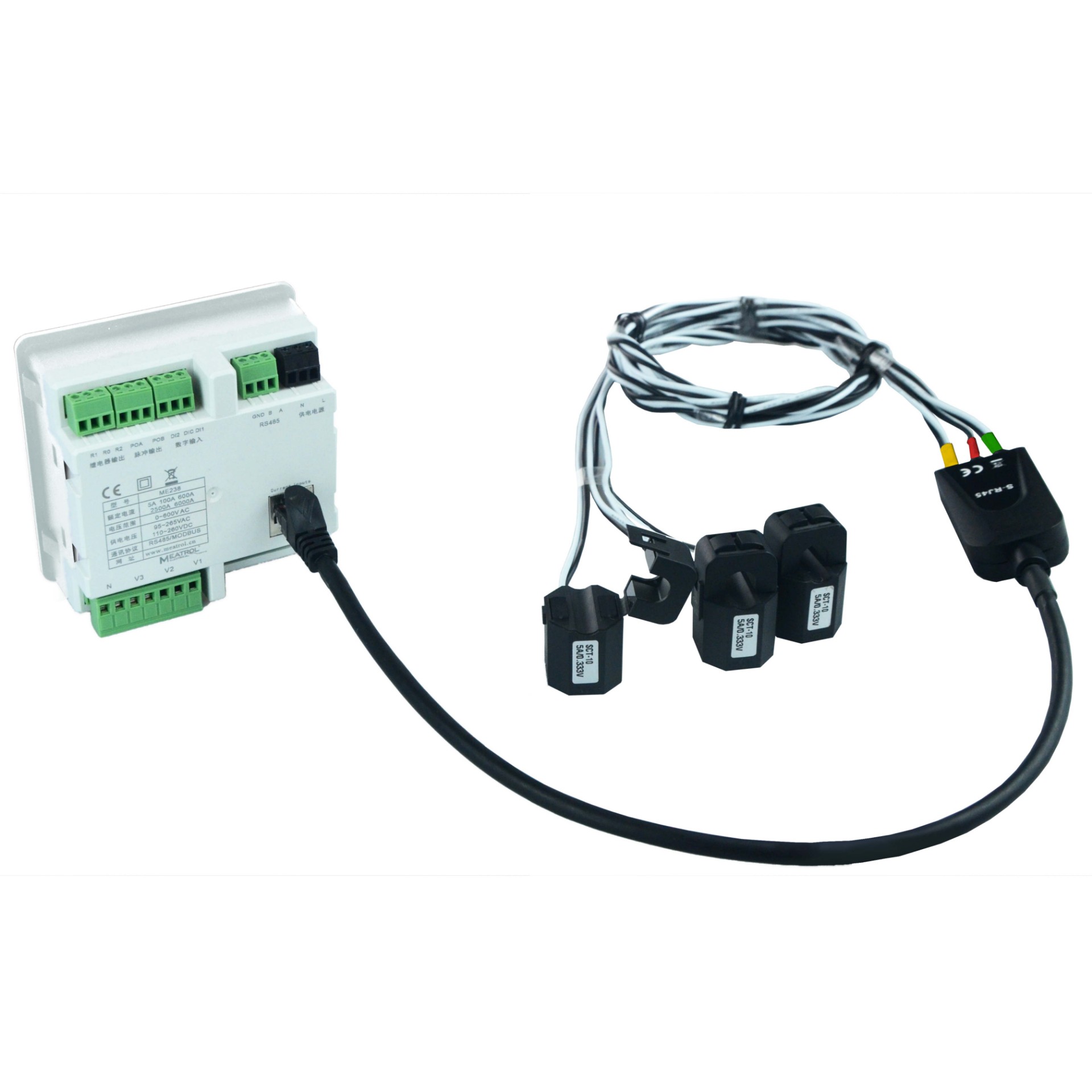 ME238 Three-phase multifunctional smart meter With RJ45 Easy Connection 6 ME238 Three-phase multifunctional smart meter With RJ45 Easy Connection - Hình ảnh 6